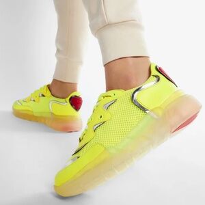 LOVE MOSCHINO Neon Yellow Sneakers - Size 37